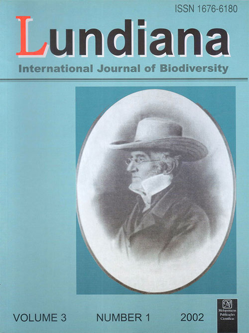 					Visualizar v. 3 n. 1 (2002): Lundiana: International Journal of Biodiversity
				