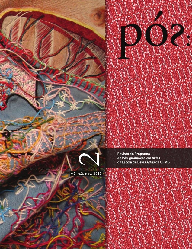 Capa - Volume 1, número 2. Novembro de 2011