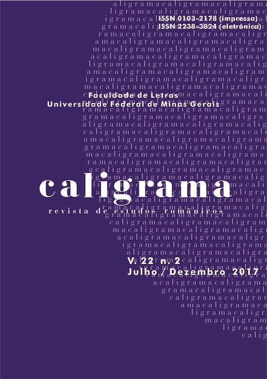 					View Vol. 22 No. 2 (2017): Caligrama: Revista de Estudos Românicos
				